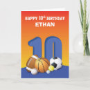 Search for boys 10th birthday cards For him