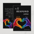 Search for pride rsvp cards Black