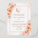 Search for peach and gold wedding invitations Roses