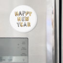 Search for happy new year magnets Gold