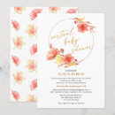 Recherche de zoom baby shower invitations Floral