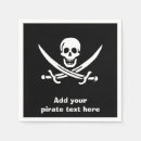 Search for skull napkins Pirate