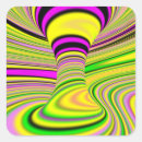 Search for optical illusions stickers Abstract