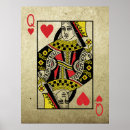 Recherche de queen of hearts posters Poker