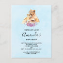 Search for lion cub invitations Watercolor