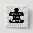 Search for autistic square buttons Awareness