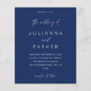 Search for simple navy blue wedding invitations Calligraphy