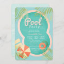 Recherche de pool party invitations Pour elle