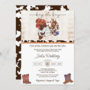 Recherche de cowboy baby shower invitations Rustique