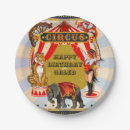 Search for vintage circus plates Retro