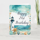Search for nautical lighthouse birthday cards Beach