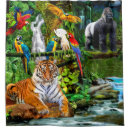 Search for tropical rainforest shower curtains Jungle