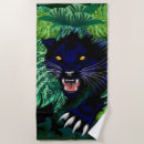 Search for black panther beach towels Jungle