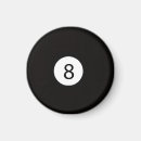 Recherche de table de billard magnets Boule noire