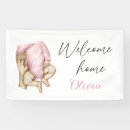 Search for welcome home baby banners Pink