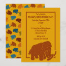Search for woolly mammoth invitations For kids