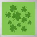 Search for st pattys day clover shamrock posters Green