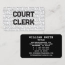 Search for clerk Justice