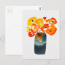 Recherche de pavot cartes postales Aquarelle