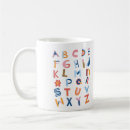 Search for cute alphabet mugs Abc