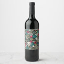Search for sugar skull wine labels Mexican holiday