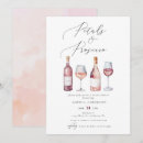 Search for petals and prosecco bridal shower invitations Wine