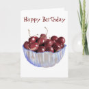 Search for food birthday cards Red