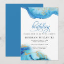 Recherche de de saphir anniversaire invitations Aquarelle