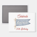 Search for celebrate america rectangular magnets Blue