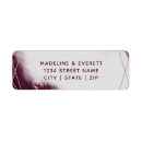 Search for rose frame return address labels Rose gold foil