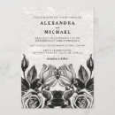 Recherche de rock n roll mariage invitations Gothique