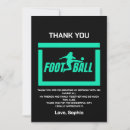 Search for football thank you cards Player