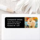 Search for chow return address labels Puppy