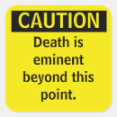 Search for funny caution stickers Joke