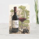 Search for red wine birthday cards Vineyard
