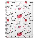 Search for valentine notebooks Pattern