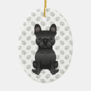 Search for black french bulldog ornaments Animal