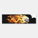 Search for with flames bumper stickers Skull
