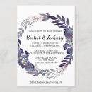 Search for plum and grey wedding invitations Floral