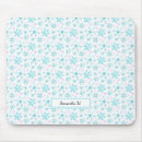 Search for blue snowflake mousepads Ice