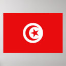 Recherche de drapeau tunisien posters Étoile