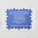 Recherche de puzzle invitations Blanc