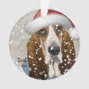 Recherche de basset hound ornaments Chien