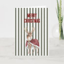 Search for red green white christmas cards Stripes