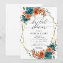 Search for rust bridal shower invitations Calligraphy