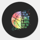 Search for girl playing basketball stickers Try