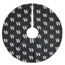 Search for black and white tree skirts Monogrammed