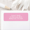 Search for light pink return address labels Script