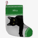 Recherche de cat chaussette de noël Chat noir