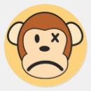 Recherche de singe autocollants Drôle